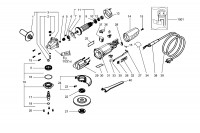 METABO 18103310 W 78100 CN 100mm Angle Grinder 220V Spare Parts