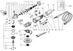 Metabo Corded Small Angle Grinder 18141310 EWS 8-100 CN 220V Spare Parts