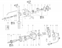 Metabo Corded Impact Drill 20021001 SBE PARTNER EDITION EU 230V Spare Parts