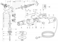 Metabo Corded Small Angle Grinder 20050000 WQ 10-125 PLUS EU 230V Spare Parts