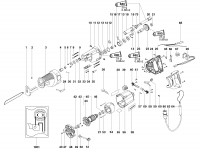Metabo Corded Reciprocation Saw (Sabre Saw) 21006000 PSE 1200 99 Spare Parts