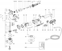 Metabo Corded Small Angle Grinder 21012000 WEPBA 14-150 QUICKPROTECT 99 Spare Parts
