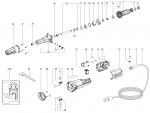 Metabo Corded Straight Angle Grinder 21021000 GE 710 PLUS 99 Spare Parts