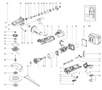 Metabo Corded Small Angle Grinder 21027420 WF 18 LTX 125 99 Spare Parts