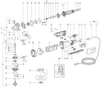 Metabo Quick Angle Grinder 150mm 1700w 21037000 WEPBA 17-150 QUICK HK IK 99 Spare Parts