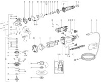 Metabo Corded Small Angle Grinder 21044000 WPB 12-125 QUICK IK 99 Spare Parts