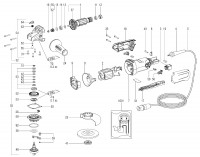 Metabo Cordless Angle Grinder 21049000 WPA 9-125 QUICK IK 99 Spare Parts