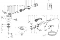 Metabo Corded Large Angle Grinder 21051000 WEA 24-180 QUICK IK 99 Spare Parts