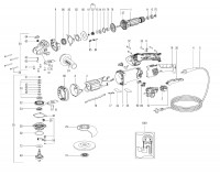 Metabo Cordless Small Angle Grinder 21056000 WEVPBA 17-125 RT DS IK 99 Spare Parts
