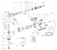 Metabo Cordless Large Angle Grinder 21058000 WEPBA 17-125 QUICK HT IK 99 Spare Parts