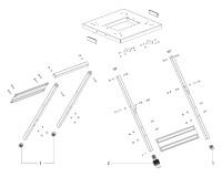Metabo KGS/KGT Accessory31317000 MASCHINE STAND UMS Spare Parts