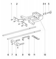 Metabo Mill-Cutting/Wood Accessory 31507000 FINE-ADJUSTMENT PARALLEL EDGE GUIDE Spare Parts