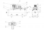 Metabo Cordless Air Compressor 0010070236 12 750/15/350 D 3 Air Compresser / 400V/50HZ Spare Parts