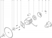 Metabo Motor Accessory 0100013126 11 BKS-MOTOR - 3,10 WNB EU 230V Spare Parts
