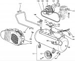 Metabo Corded Air Compressor 0230148000 10 MEGA 500/150 D 400/3/50 3 / 400V/50HZ Spare Parts