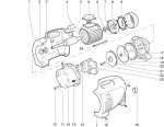 Metabo Corded Pump 0250330120 10 P 3300 S EU 230V Spare Parts