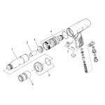 METABO 0901063737 10 MHS 5000 SET Pneumatic Air Chisel Hammer Spare Parts
