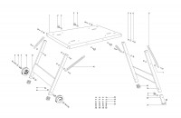 METABO 0909060222 10 WORKSTAND BAS380 Spare Parts