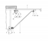 METABO 0910003330 11 TABLE REAR EXTENSION PK Spare Parts