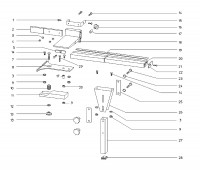 METABO 0910006525 11 TABLE EXTENSION KGS RECHTS Spare Parts