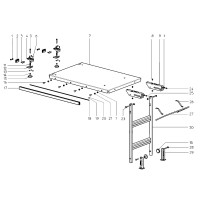 METABO 0910014030 11 TABLE SIDE EXTENSION TKHS 315 C/M / BKS Spare Parts