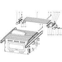 METABO 0910018442 11 TABLE SIDE EXTENSION UK220/PK200 Spare Parts