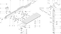 METABO 0910057545 11 TABLE EXTENSION KGS 303 RECHTS Spare Parts
