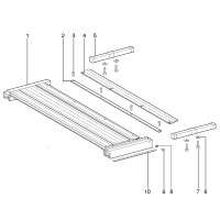 METABO 0910060023 10 TABLE SIDE EXTENSION PKU 250 345MM BREIT Spare Parts