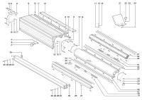 METABO 0910060104 10 TRAVELLING TABLE PKU 250 920MM Spare Parts