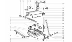 METABO 0920054056 10 MORTICING ATTACHMENT MULTI 260 Spare Parts