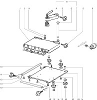 METABO 0920054064 10 MORTICING ATTACHMENT MULTI 310 Spare Parts