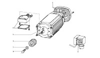 Metabo Motor Acessory 1010014260 12 PK-MOTOR PK 250/4,20 DNB 3 / 400V/50HZ Spare Parts