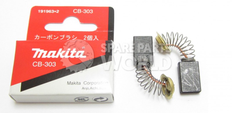 Replacement Carbon Brushes to Fit Makita CB303 191963-2 for 5017RKB 5703 9403 9404 9903 9920 2107F