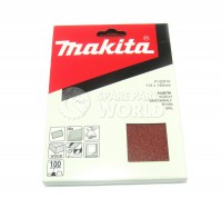 Makita P-32910 Pack of 10 Unpunched Sanding Sheets 114mm x 140mm 100 Grit